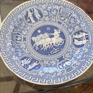 Spode Blue and White Greek Plate